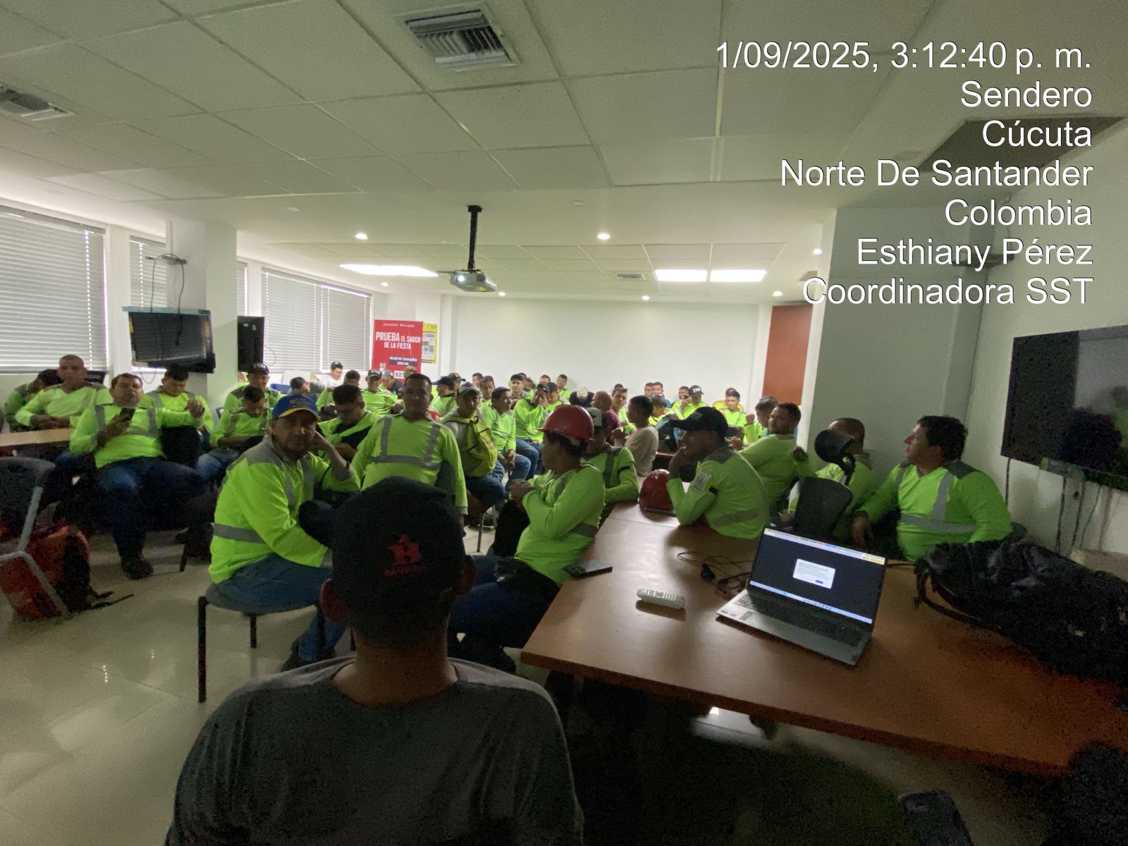 Evidencia de capacitación